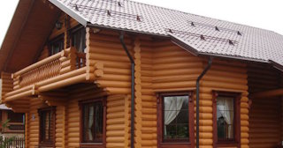 Строительство дома из оцилиндрованного бревна в Улан-Удэ - от 132925 рублей